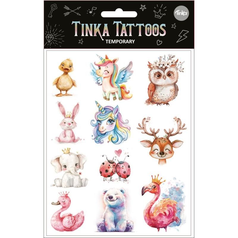PK Tinka Tatovering søte dyr/ugle