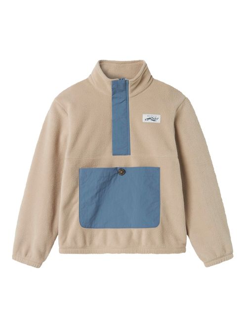 Hovedbilde Name It Meeko fleece genser pure/blue