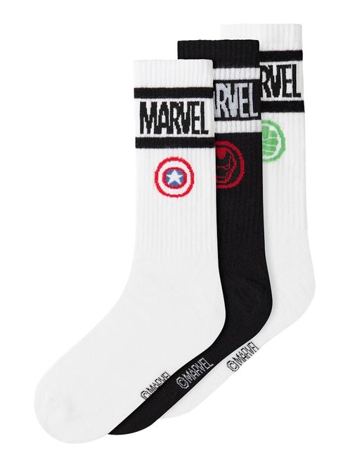 Hovedbilde Name It Manlo Marvel 3pk sokker bright ...