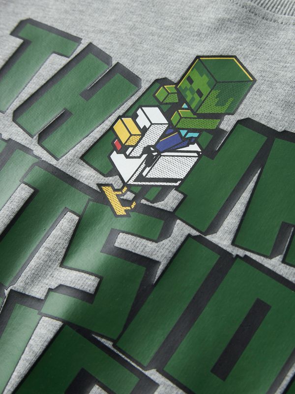 Name It Minecraft Jacks genser grey melange