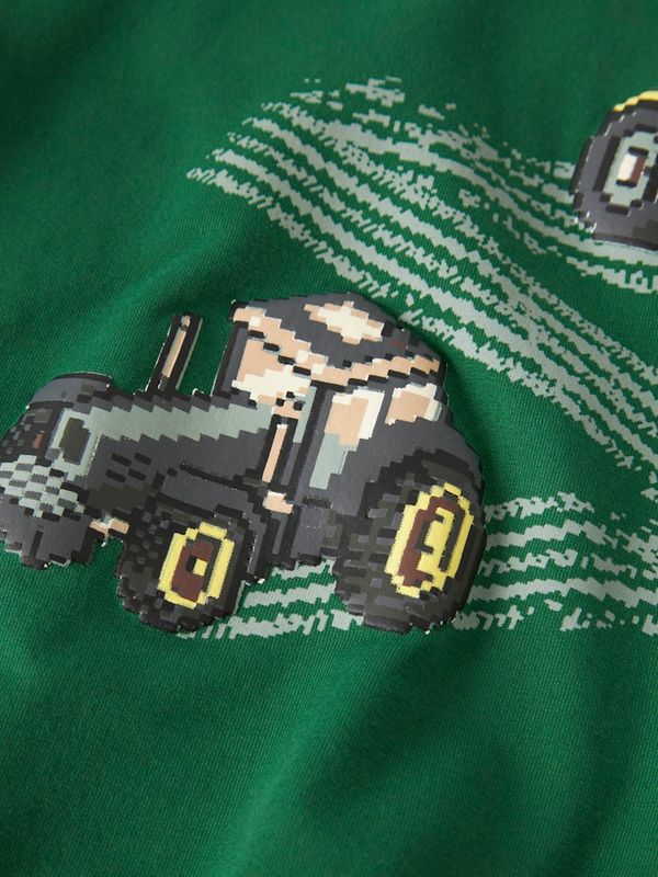 Name It Lavandin traktor genser verdant green