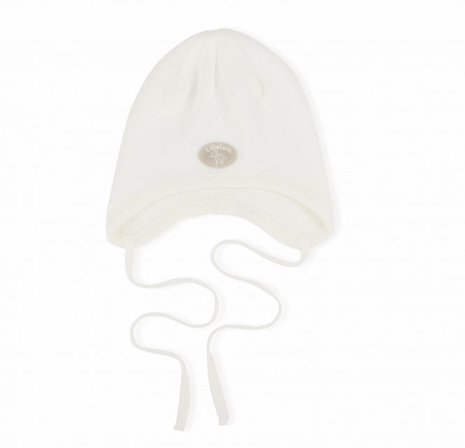 Hovedbilde Lillelam Babylue classic ull tynn hvit