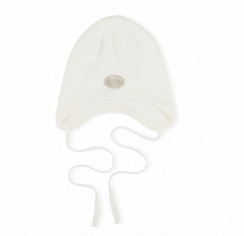 Lillelam Babylue classic ull tynn hvit