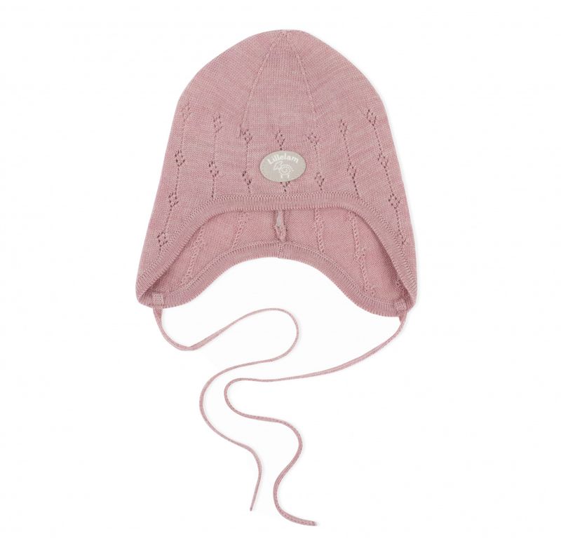 Lillelam Babylue ull tynn mønster lyng