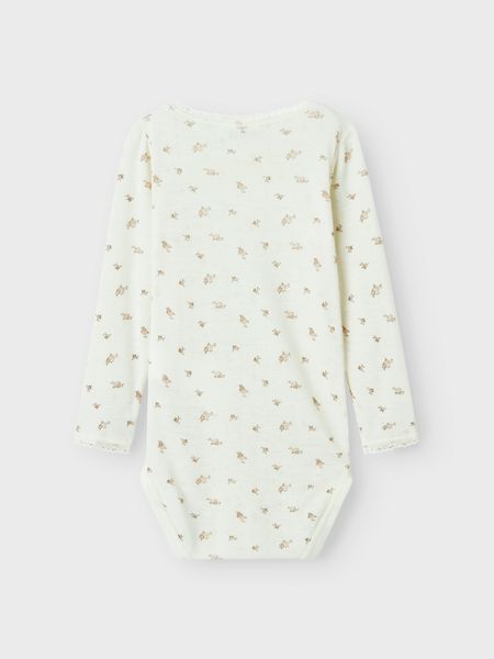Hovedbilde Name It Wang ull body snow white blomster