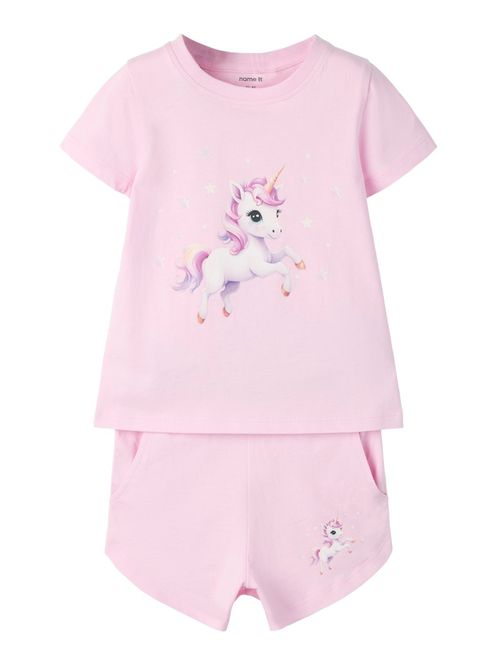 Hovedbilde Name It Helgas shortssett unicorn pirouette