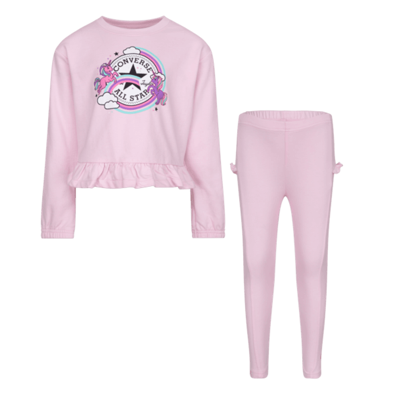 Converse Ruffle legging sett unicorn pink