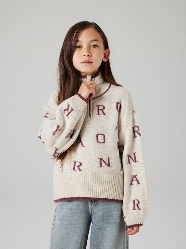 Name It Neifya genser half zip dawn pink