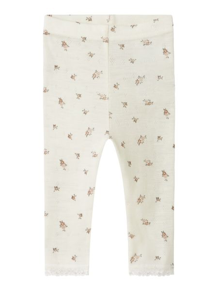 Hovedbilde Name It Wang ull legging snow white blomster
