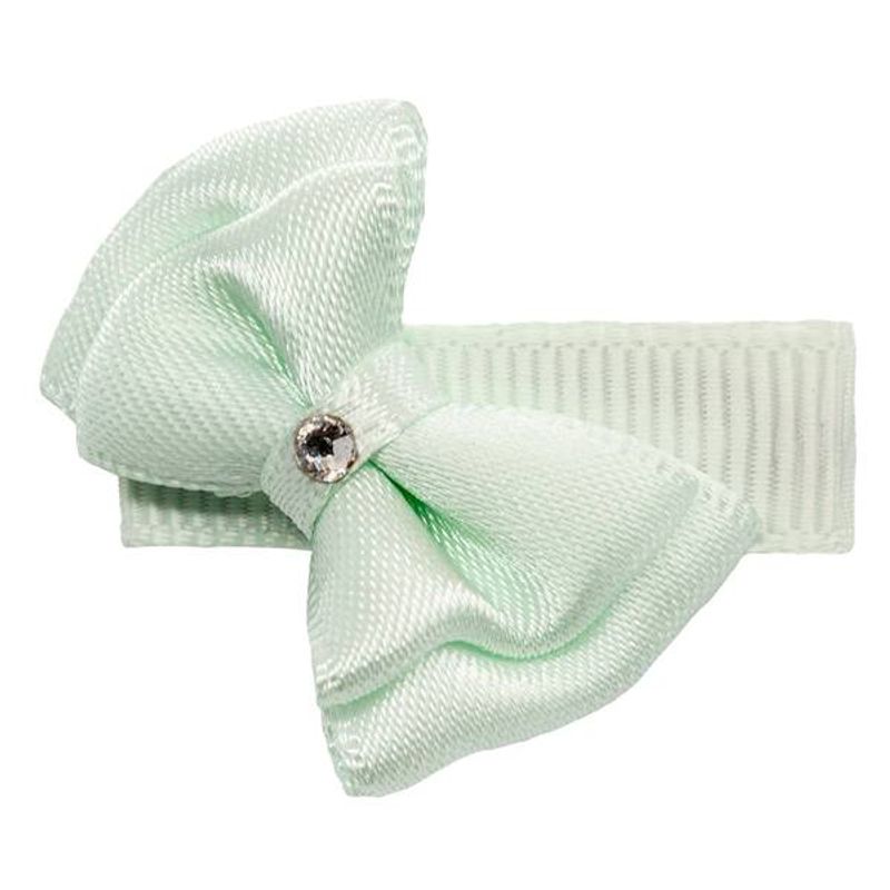 POI Hårspenne baby dobbel sateng bling ice mint