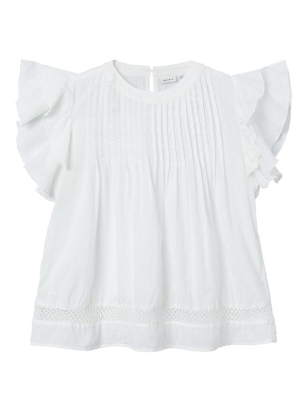 Name It Faride t-shirt bluse bright white