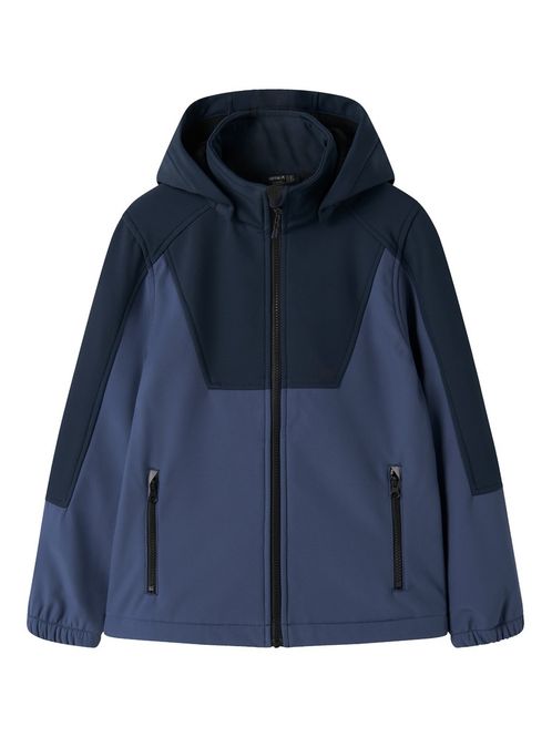Hovedbilde Name It Alfa softshell jakke block dark sapphire