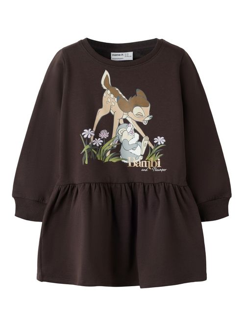 Hovedbilde Name It Nora Bambi kjole chocolate plum