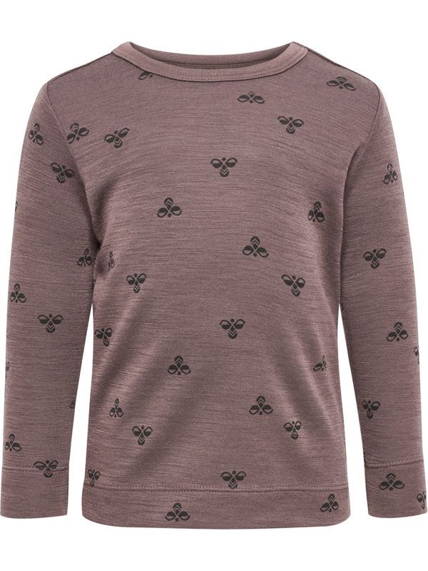hmlMini ull/bambus topp twilight mauve