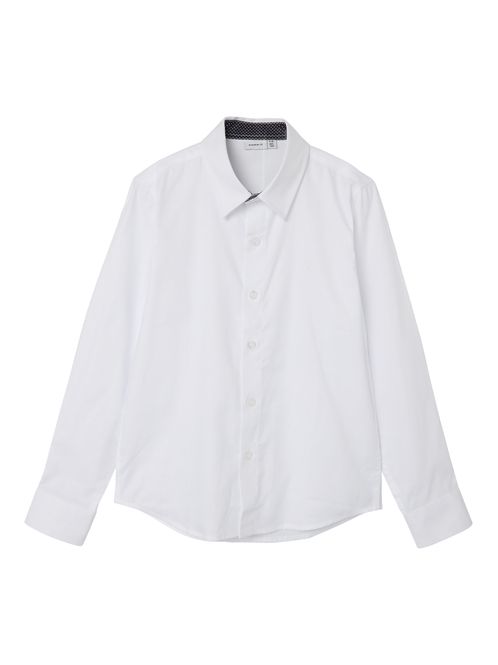Hovedbilde Name It Feshirt skjorte white/blå kant