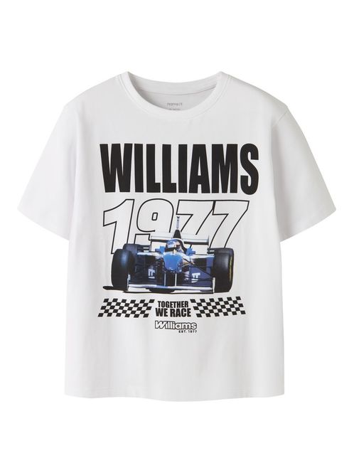 Hovedbilde Name It Atlas Formel 1 t-shirt bright white