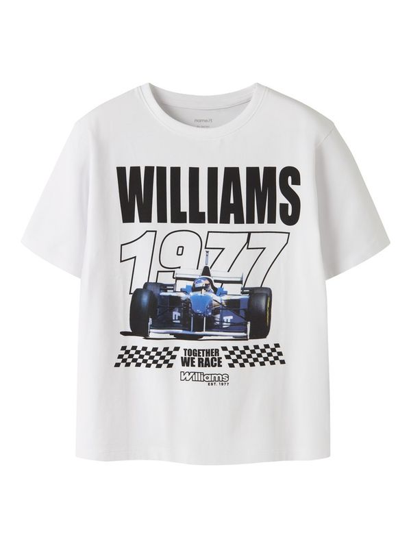 Name It Atlas Formel 1 t-shirt bright white