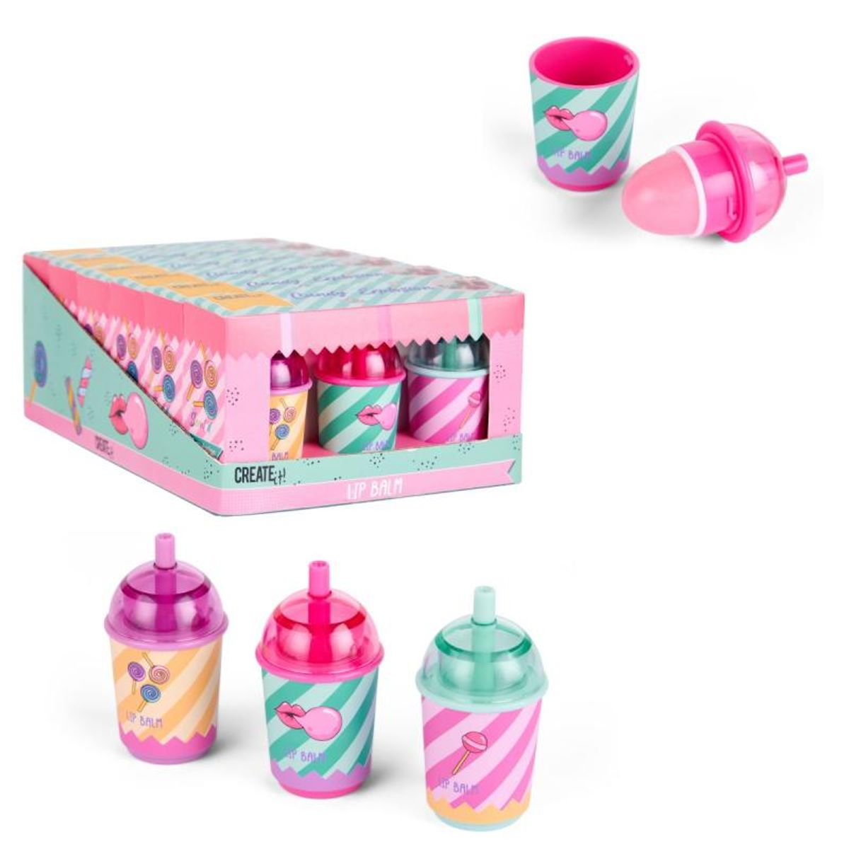 PK Create It 3pk Lipbalm sippercup