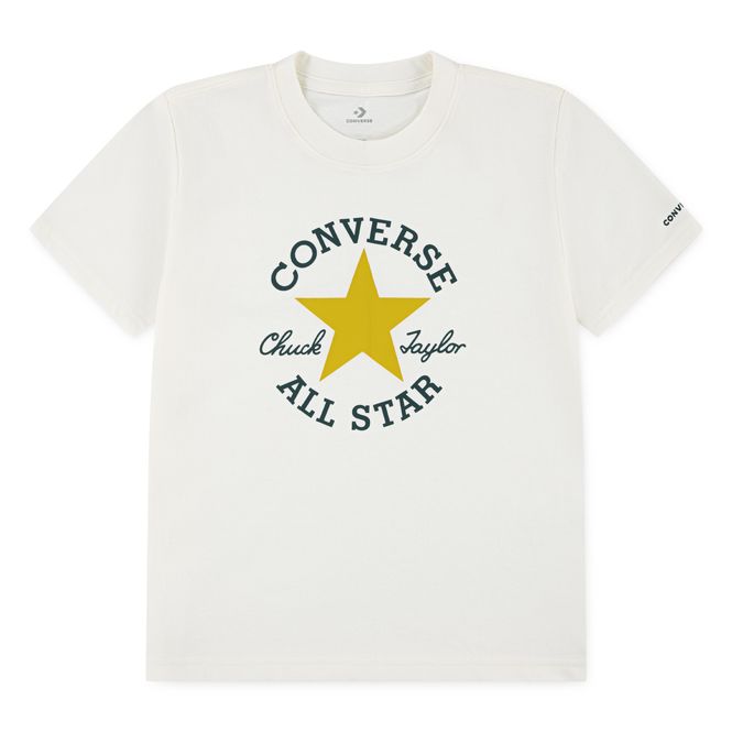 Hovedbilde Converse T-shirt patch logo egret/sunny angle