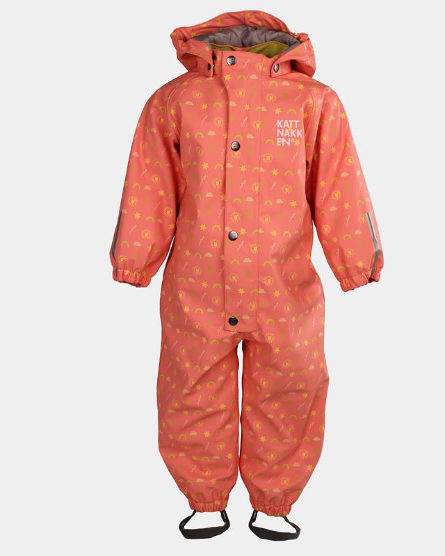 Kattnakken Babyregndress Dugg stokkrose