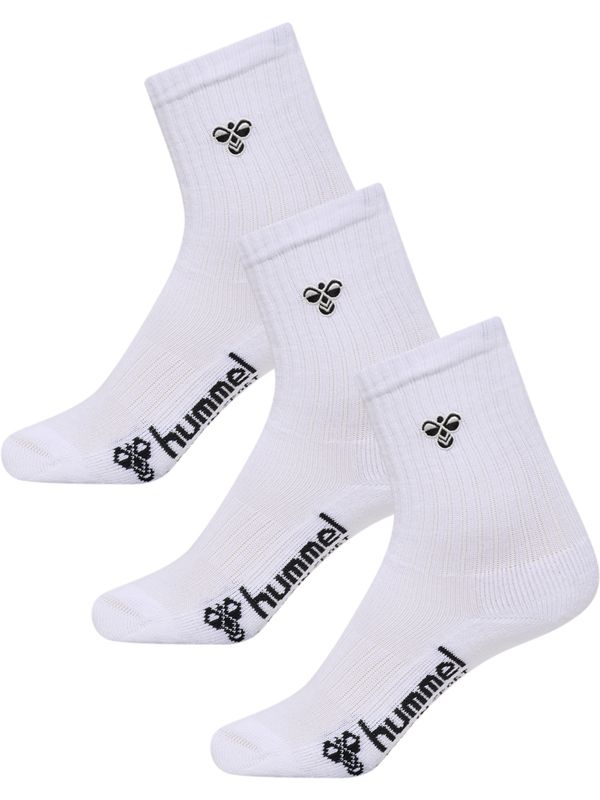 hmlJR 3-pk sokker bee white