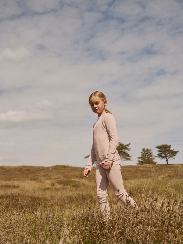 Name It Wyla ull/bambus topp shadow gray