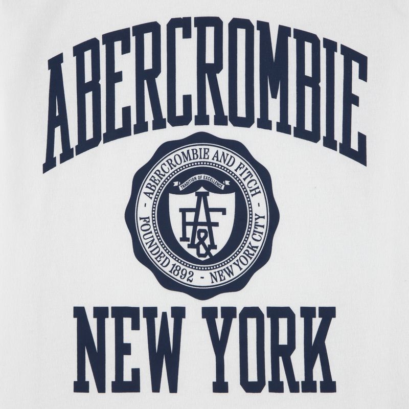 Abercrombie T-shirt New York bright white