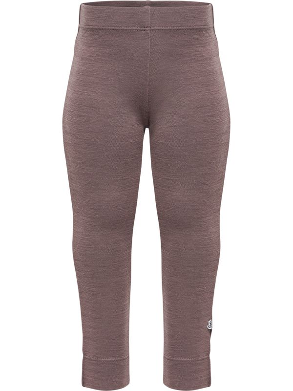 hmlMini ull/bambus leggings twilight mauve