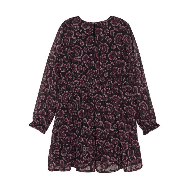 Creamie Kjole blomst black