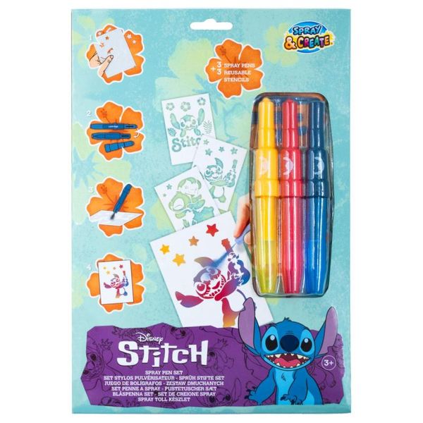 Hovedbilde PK Stitch blåsetusj sett 6 deler