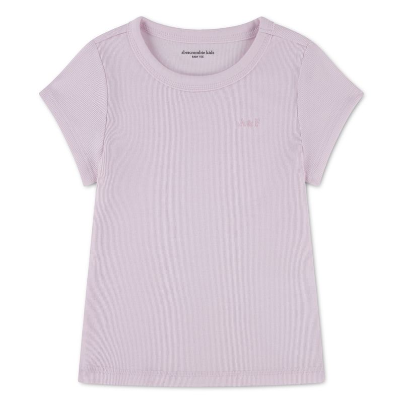 Abercrombie T-shirt rib cradle pink