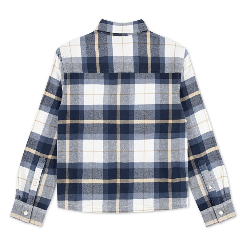 Abercrombie Flanell skjorte navy blazer