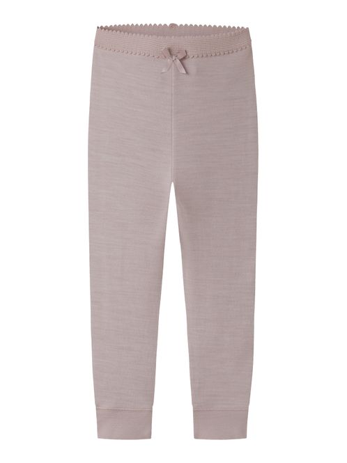 Hovedbilde Name It Wyla mini ull/bambus legging violet ice