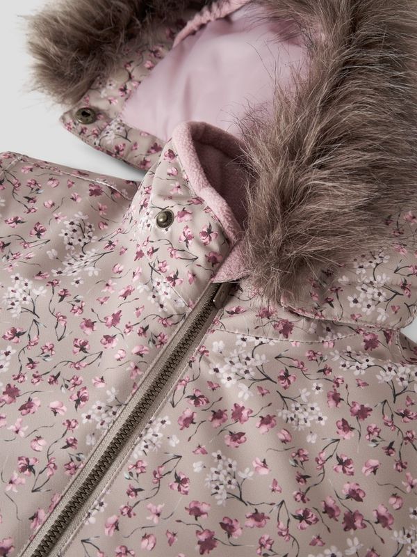Name It Snow10 vinterdress floral garden pure cashmere