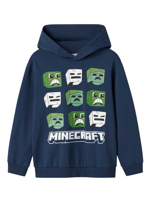 Hovedbilde Name It Minecraft Saag hettegenser insignia blue