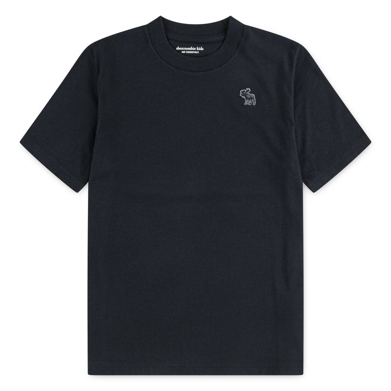 Abercrombie T-shirt chest logo anthracite